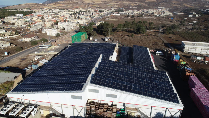 اتمام مشاريع تركيب الأنظمة الشمسيّة في الجولان